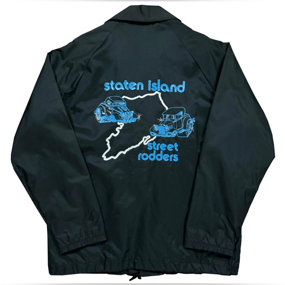 Vintage Staten Island Street Rodders Coaches Jacket (Size S) - Picture 1 of 5